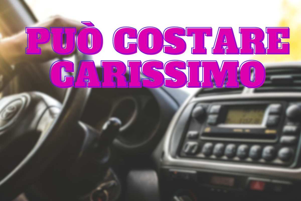 Condotta in auto sbagliata