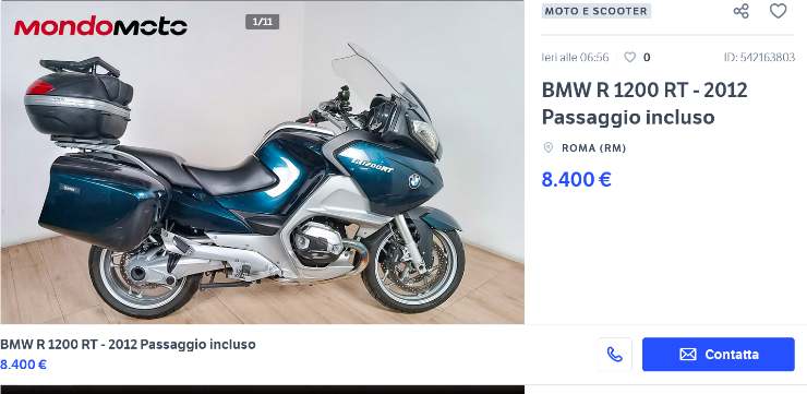 BMW R 1200 RT moto offerta Subito.it