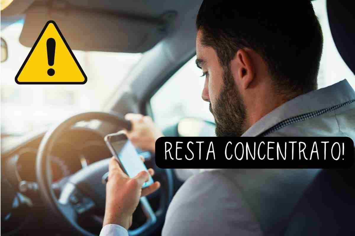 Automobilisti distrazioni più comuni alla guida