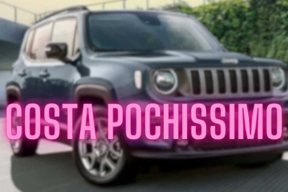 Jeep Renegade seconda mano prezzo usata sconto metà prezzo