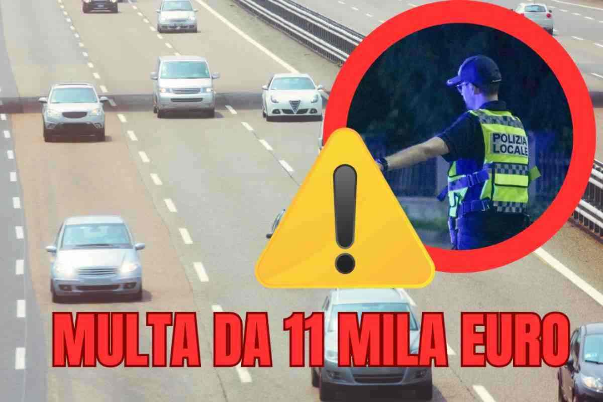 multa autostrada