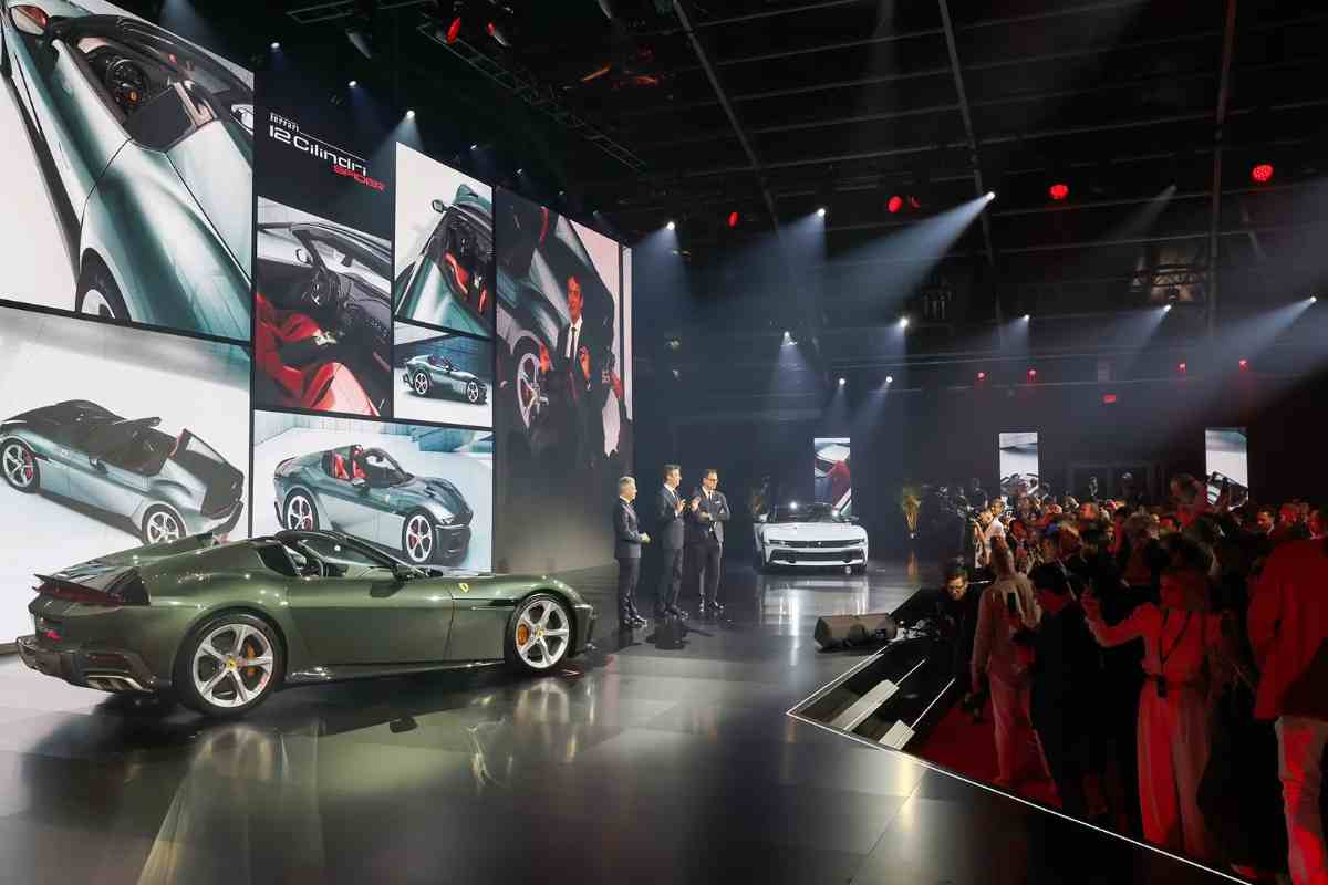 ferrari miami presentazione v12 governo italiano
