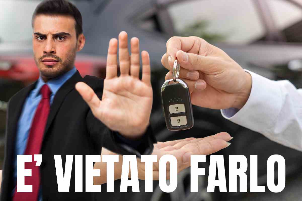 incentivi vietato vendere auto divieto decreto norma