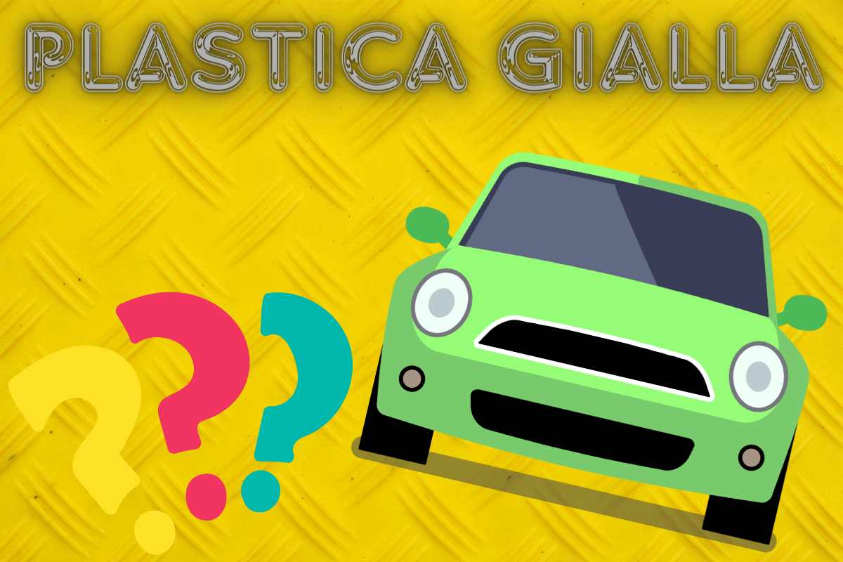 plastica gialla sulle auto a cosa serve