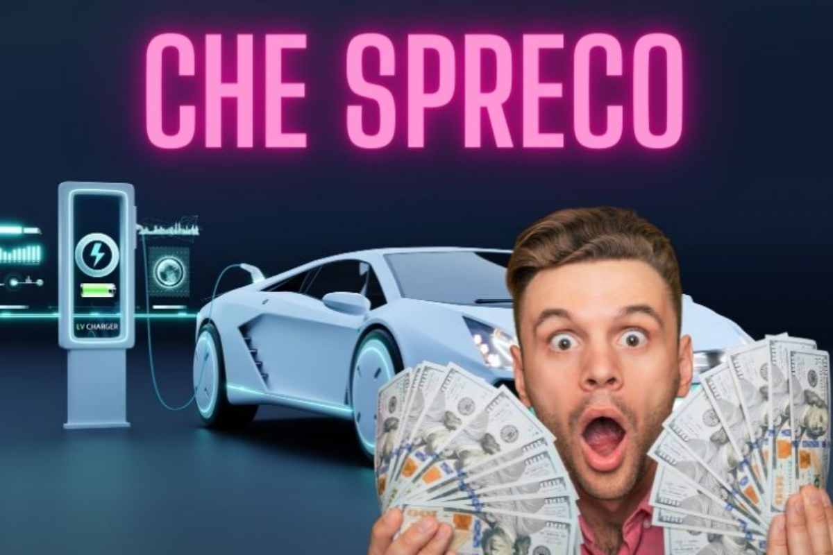 auto elettrica costi sprechi