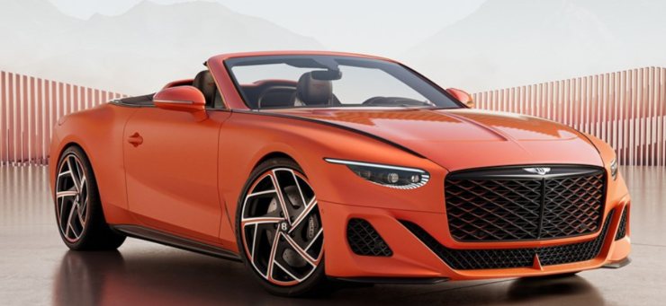 Bentley Batur Convertible auto addio motore W12 novità raro