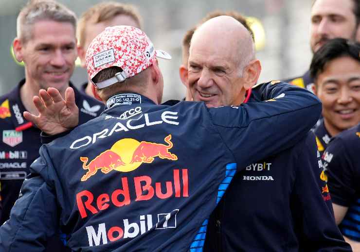 Verstappen dichiarazioni addio Newey Red Bull
