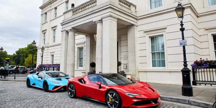 Lanesborough hotel supercar noleggio costo occasione prezzo