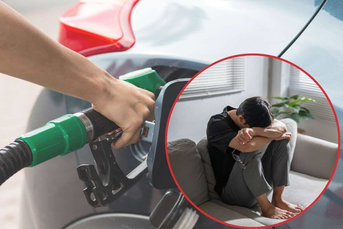 Benzina causa ansia e depressione