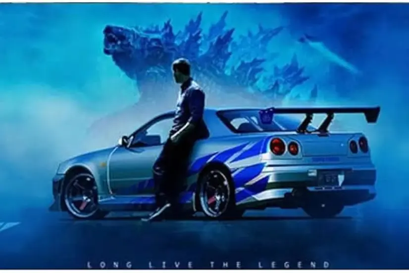 auto sportiva in stile Fast and Furious omaggio a Paul Walker