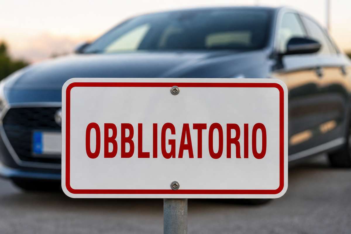 obbligo targhetta auto
