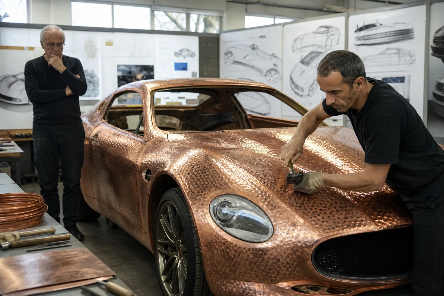 La Maserati di rame di Giugiaro che non esiste in listino: la GFG Peralta D