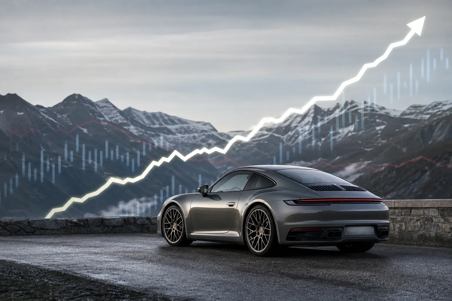 Porsche 911 cresce mentre le sportive europee crollano