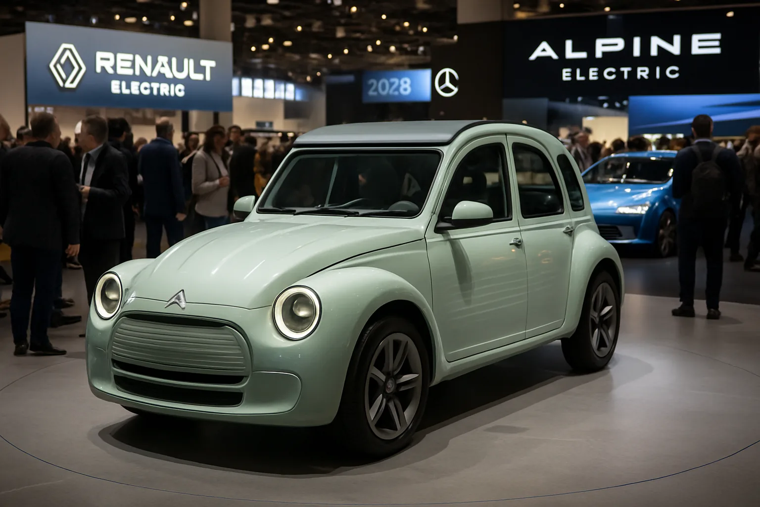 Parigi: il design retrò conquista l'auto elettrica con la nuova Citroën 2CV