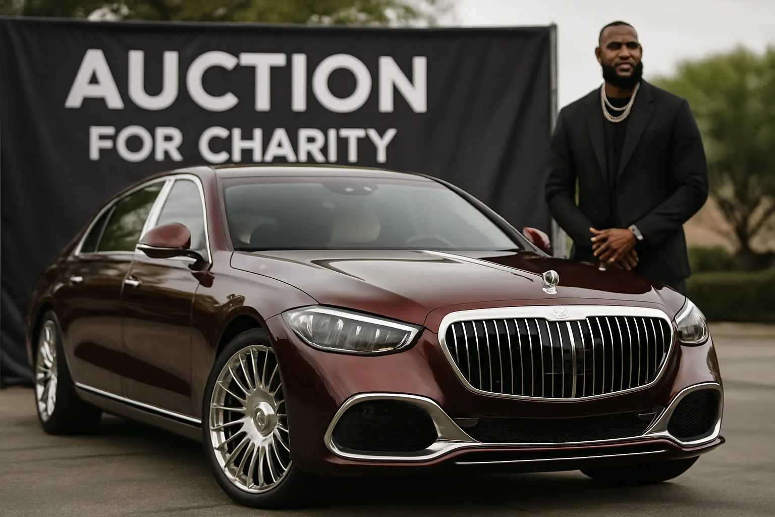 LeBron James vende la sua Maybach S 680 personalizzata all'asta per beneficenza