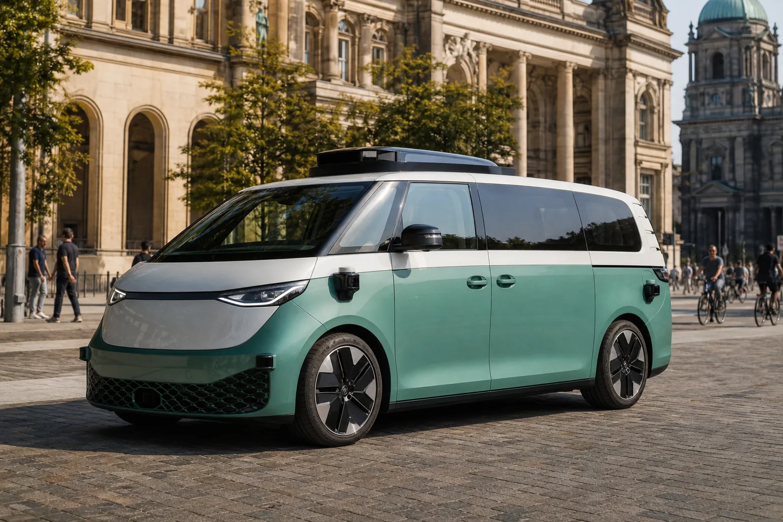 Volkswagen presenta l'ID. Buzz autonomo con Hyperion 10 al GTC Berlin